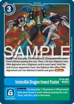 Invincible Dragon-Insect Fusion - Beginning Observer (BT16-092 U)