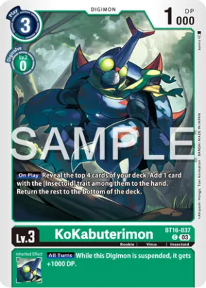 KoKabuterimon - Beginning Observer (BT16-037 C)
