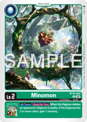 Minomon - Beginning Observer (BT16-004 U)
