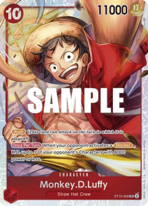 Monkey.D.Luffy (006) - Ultra Deck: The Three Captains (ST10-006 SR)