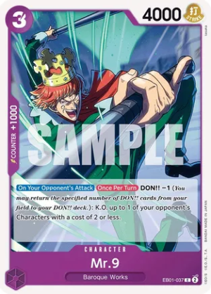 Mr. 9 - Extra Booster: Memorial Collection (EB01-037 C)