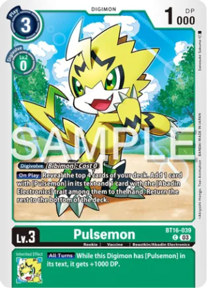 Pulsemon - Beginning Observer (BT16-039 C)