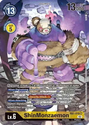 ShinMonzaemon (Textured Alternate Art) - Resurgence Booster (RB01-019 SR)