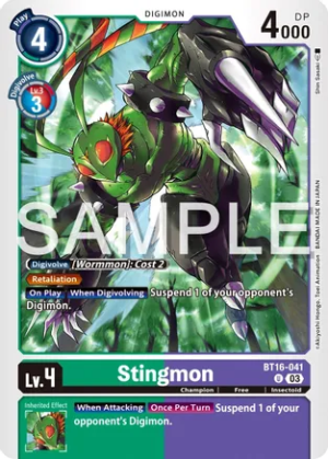 Stingmon - Beginning Observer (BT16-041 U)