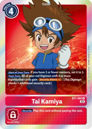 Tai Kamiya (Resurgence Booster Reprint) - Resurgence Booster (BT1-085 R)