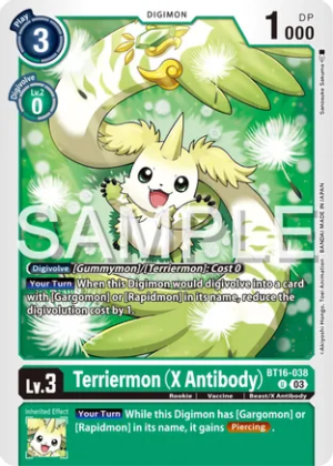 Terriermon (X Antibody) - Beginning Observer (BT16-038 U)