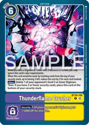 Thunderflame Crusher - Beginning Observer (BT16-100 C)