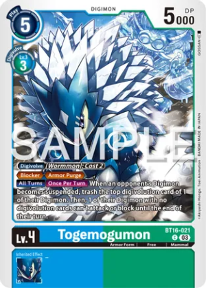 Togemogumon - Beginning Observer (BT16-021 C)