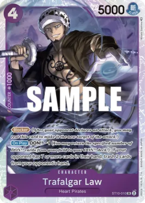 Trafalgar Law (010) - Ultra Deck: The Three Captains (ST10-010 SR)