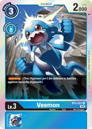 Veemon (Resurgence Booster Reprint) - Resurgence Booster (BT3-021 R)