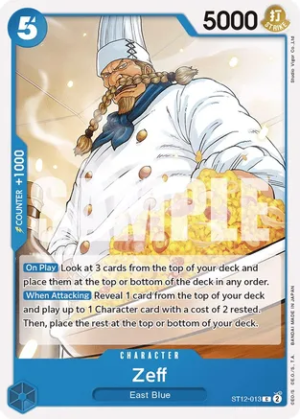 Zeff - Starter Deck 12: Zoro and Sanji (ST12-013 C)