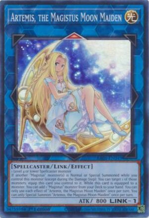 Artemis, the Magistus Moon Maiden - RA01-EN049 - Secret Rare