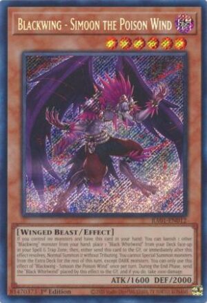 Blackwing - Simoon the Poison Wind - RA01-EN012 - Secret Rare