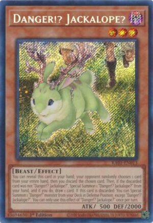 Danger!? Jackalope? - RA01-EN013 - Super Rare