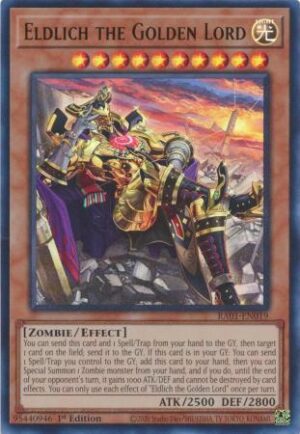 Eldlich the Golden Lord (alternate art) - RA01-EN019 - Ultra Rare