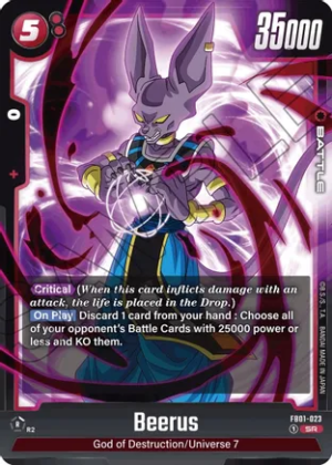 Beerus - FB01-023 - Awakened Pulse (FB01-023 SR)