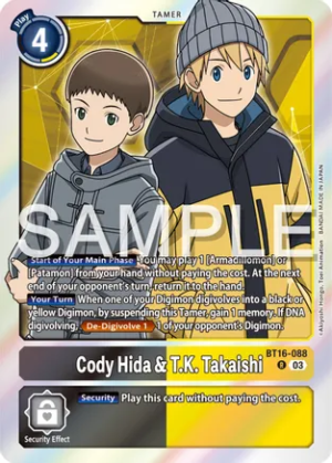 Cody Hida & T.K. Takaishi - Beginning Observer (BT16-088 R)