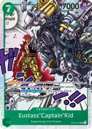 Eustass"Captain"Kid (013) - Starter Deck 2: Worst Generation (ST02-013 SR)