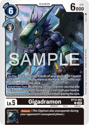 Gigadramon - Exceed Apocalypse (BT15-062 C)