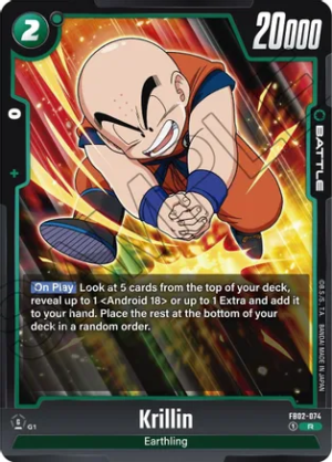 Krillin - FB02-074 - Blazing Aura (FB02-074 R)