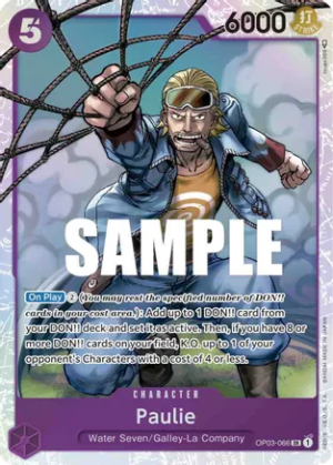 Paulie - Pillars of Strength (OP03-066 SR)
