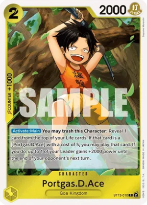 Portgas.D.Ace (010) - Ultra Deck: The Three Brothers (ST13-010 C)