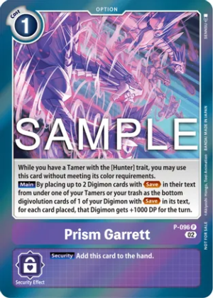 Prism Garrett - P-096 (3rd Anniversary Update Pack) - Digimon Promotion Cards (D-PR)