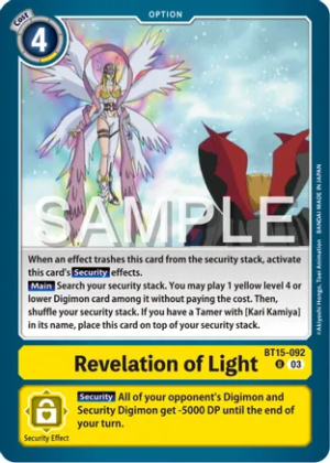 Revelation of Light - Exceed Apocalypse (BT15-092 U)
