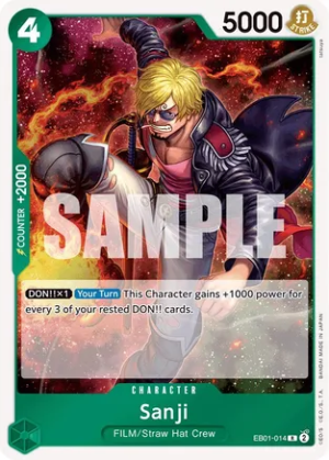 Sanji - Extra Booster: Memorial Collection (EB01-014 R)