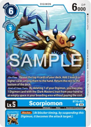 Scorpiomon - Exceed Apocalypse (BT15-027 C)