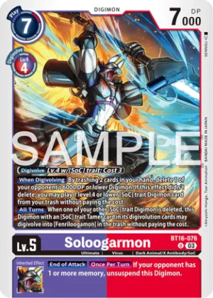 Soloogarmon - Beginning Observer (BT16-076 U)