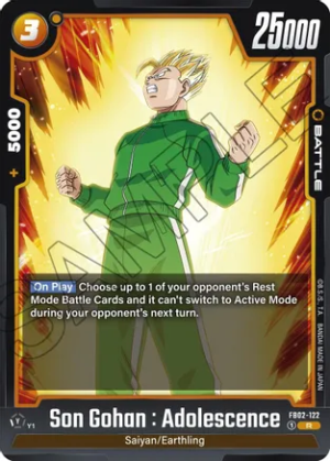 Son Gohan : Adolescence - FB02-122 - Blazing Aura (FB02-122 R)