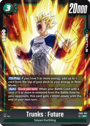Trunks : Future - FB02-091 - Blazing Aura (FB02-091 SR)