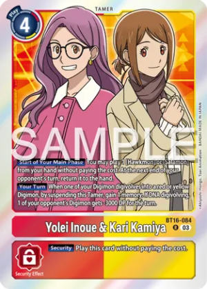 Yolei Inoue & Kari Kamiya - Beginning Observer (BT16-084 R)