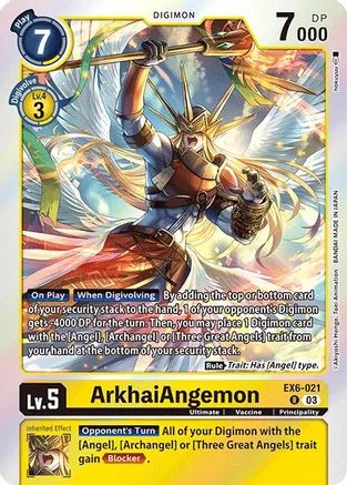 ArkhaiAngemon - Infernal Ascension (EX6-021 R)