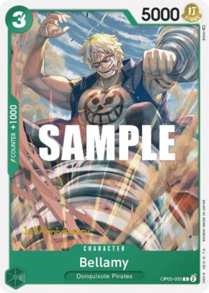Bellamy - Awakening of the New Era: 1st Anniversary Tournament Cards (OP05 ANN)