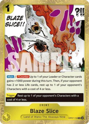Blaze Slice - 500 Years in the Future (OP07-116 R)