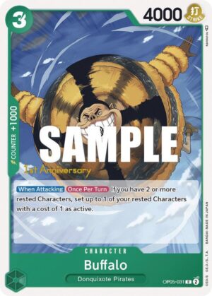 Buffalo - Awakening of the New Era: 1st Anniversary Tournament Cards (OP05 ANN)