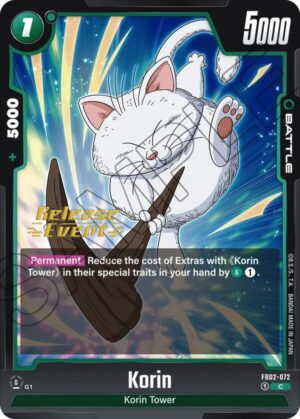 Korin - Blazing Aura Release Event Cards (FB02_PR)