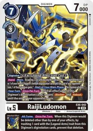 RaijiLudomon - Infernal Ascension (EX6-042 C)