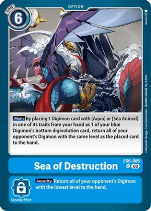 Sea of Destruction - Infernal Ascension (EX6-066 C)