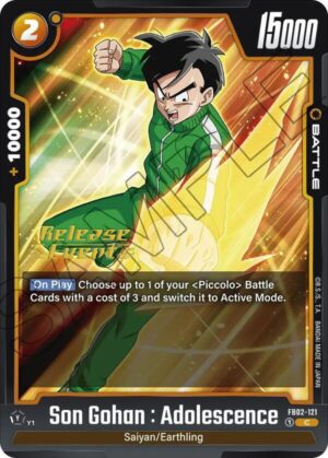 Son Gohan : Adolescence - FB02-121 - Blazing Aura Release Event Cards (FB02_PR)