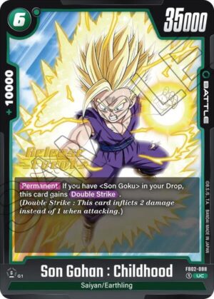 Son Gohan : Childhood - FB02-088 - Blazing Aura Release Event Cards (FB02_PR)