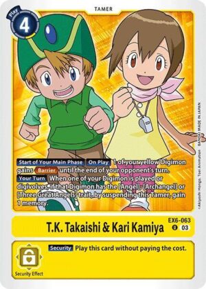 T.K. Takaishi & Kari Kamiya - Infernal Ascension (EX6-063 U)