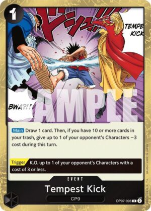Tempest Kick - 500 Years in the Future (OP07-096 R)
