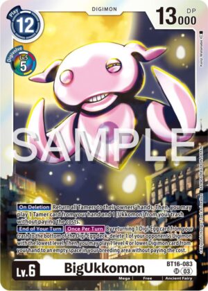 BigUkkomon - Beginning Observer (BT16-083 SR)