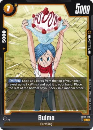 Bulma - FB02-129 - Blazing Aura (FB02-129 C)