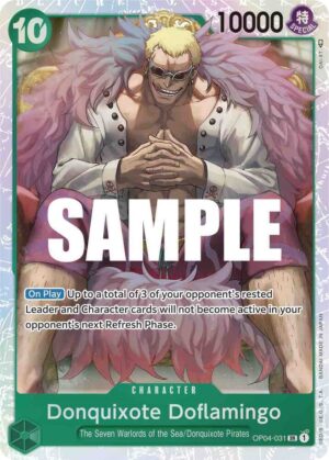 Donquixote Doflamingo (031) - Kingdoms of Intrigue (OP04-031 SR)