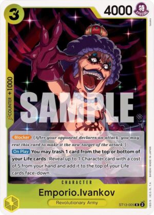 Emporio.Ivankov - Ultra Deck: The Three Brothers (ST13-005 R)