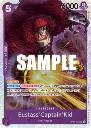 Eustass"Captain"Kid - Awakening of the New Era (OP05-074 SR)